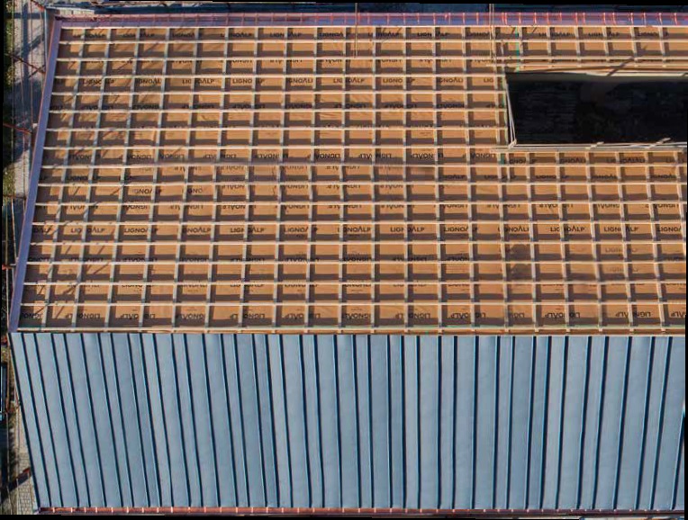 Con la copertura tetto di Alubel sei al sicuro