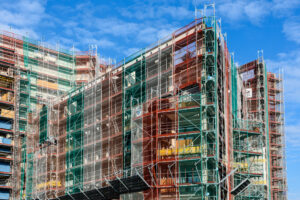 Cantiere-di costruzione-edilizia-e manutenzione-per-superbonus