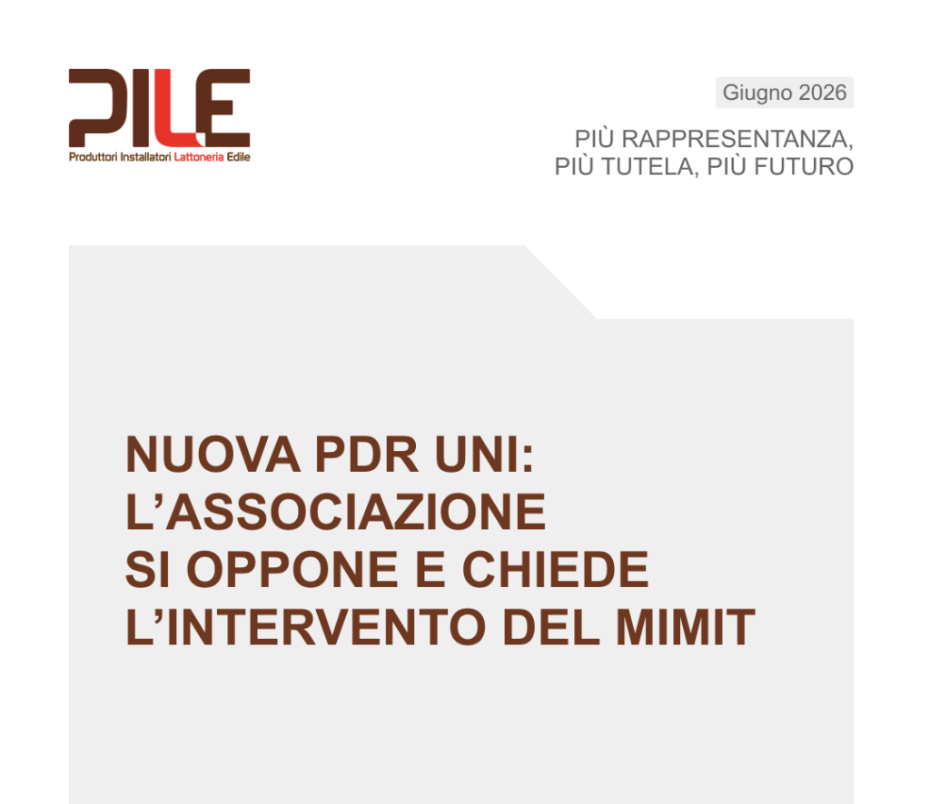 Nuova prassi di riferimento (PdR): La dura presa di posizione della nostra associazione