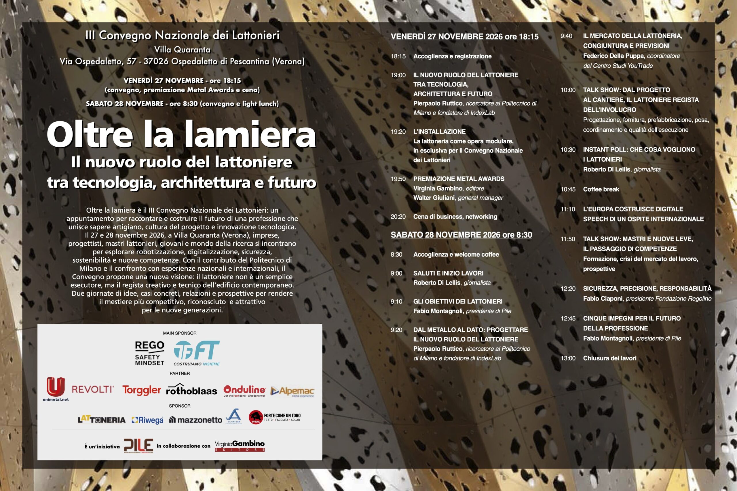 Terzo Convegno Nazionale dei Lattonieri